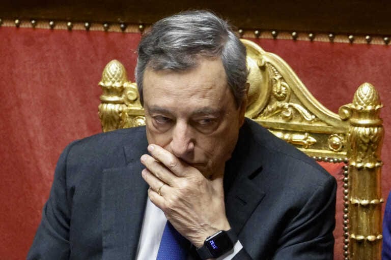 M5s, Lega e Fi non votano la fiducia a Draghi