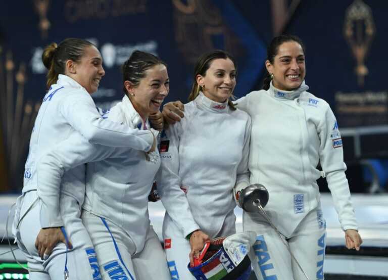 Galleria foto 'Argento e bronzo per le squadre azzurre ai Mondiali di scherma' - foto 1