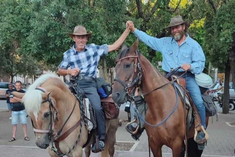 Galleria foto 'Dalla Valtellina a Mariotto: due cowboy sulle strade della transumanza' - foto 1