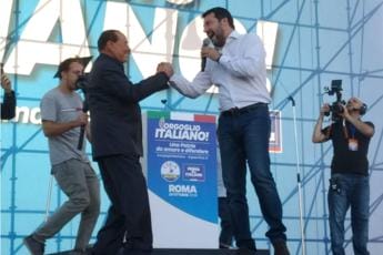 Galleria foto 'Crisi governo, asse Salvini-Berlusconi per strategia comune' - foto 1