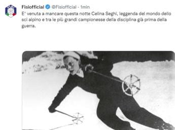 Galleria foto 'E’ morta Celina Seghi, prima ‘regina’ dello sci: aveva 102 anni' - foto 1