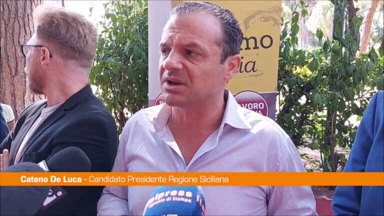 Galleria foto 'Elezioni regionali in Sicilia, Cateno De Luca “Noi siamo al 41%”' - foto 1