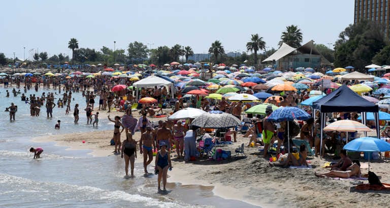 Bari, spiagge prese d’assalto nel primo weekend di luglio – VIDEO