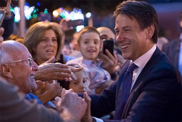 A Volturara Appula, nel “feudo” di Conte: «Ha avuto grande coraggio»
