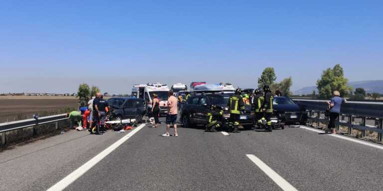 San Severo: maxi incidente sulla A14. Coinvolti 5 mezzi, 7 feriti