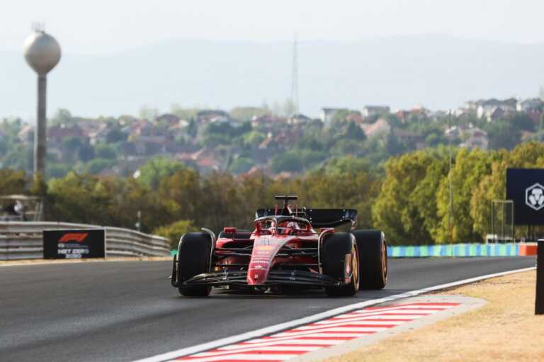 Galleria foto 'Le Ferrari volano nelle libere in Ungheria, Leclerc il migliore' - foto 1