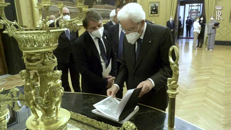 Galleria foto 'Mattarella alla presentazione del Rapporto annuale dell’Inps' - foto 1