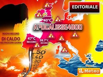 Galleria foto 'Meteo, con anticiclone Apocalisse 4800 nuovi record di caldo su mezza Europa' - foto 1
