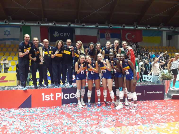 EuroVolley U21W, l’Italia è campione d’Europa: 3-2 alla Serbia
