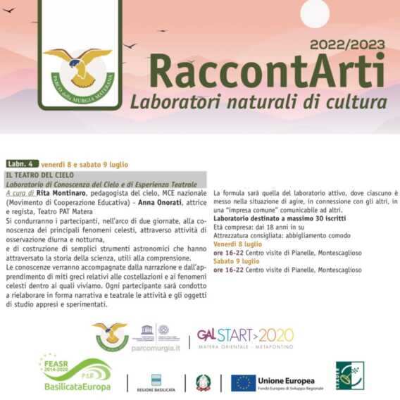 Ente Parco della Murgia, al via le iscrizioni per il 4° evento del progetto “RaccontArti”
