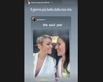Galleria foto 'Pascale e le nozze con Turci: “Il giorno più bello della mia vita”' - foto 1