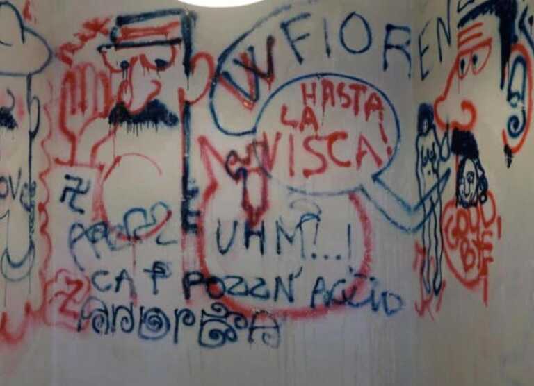A San Menaio scoperto murale di Andrea Pazienza