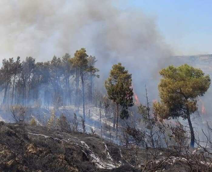 Incendio a Pisticci, situazione in lento miglioramento