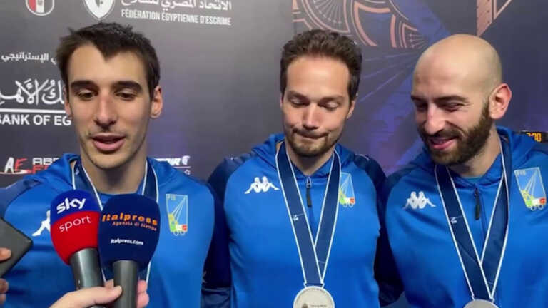 Galleria foto 'Spadisti azzurri d’argento ai Mondiali del Cairo “Ci rifaremo presto”' - foto 1