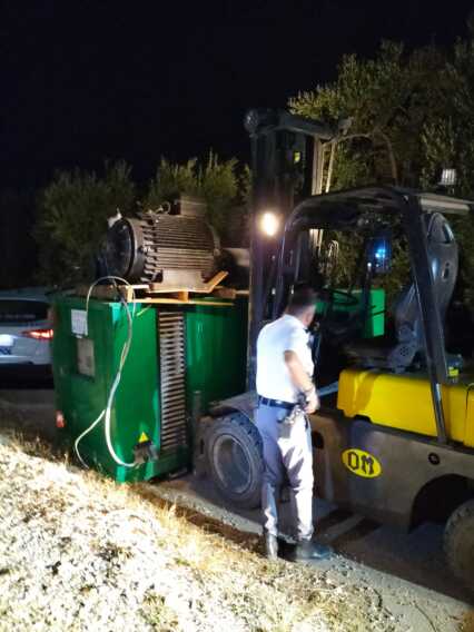 Trani, tentano di rubare un gruppo elettrogeno: fermati dai vigilanti