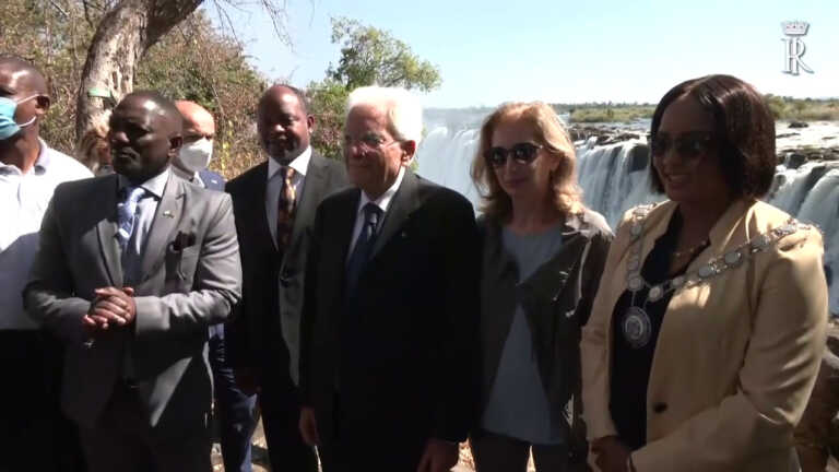Galleria foto 'Zambia, Mattarella a Livingstone' - foto 1