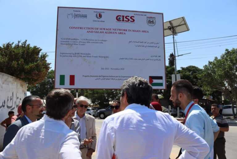 L’Acquedotto pugliese realizza l’impianto idrico-fognario nella striscia di Gaza