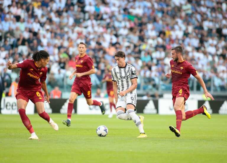 Galleria foto 'Abraham risponde a Vlahovic, fra Juve e Roma è 1-1' - foto 1