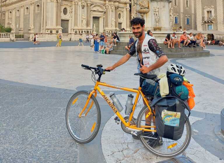 Oltre 1.700 km in bici: l’impresa di Antonio Laneve per i bimbi dell’Ucraina