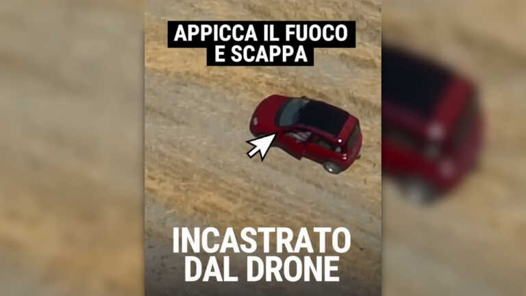 Galleria foto 'Calabria, appicca il fuoco e scappa ma il drone lo “incastra”' - foto 1