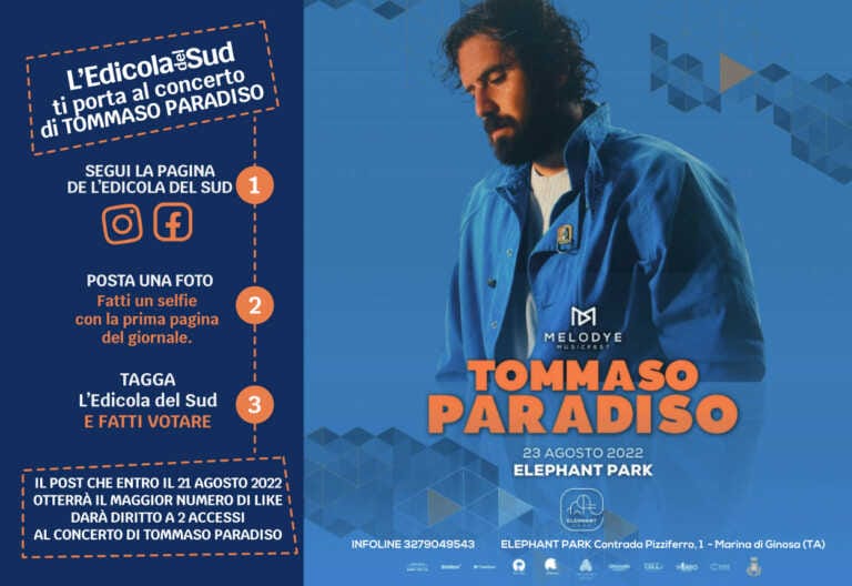 Galleria foto 'Al concerto di Tommaso Paradiso con L’Edicola del Sud' - foto 1