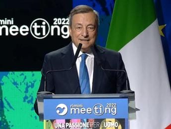 Galleria foto 'Draghi al Meeting di Rimini: “Italia si è dimostrata grande Paese”' - foto 1