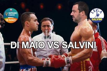Galleria foto 'Elezioni 2022, Di Maio come Rocky Balboa: sfida Salvini-Ivan Drago' - foto 1