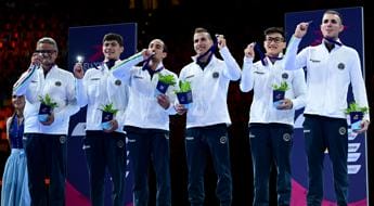 Galleria foto 'Europei 2022, Italia maschile argento nella ginnastica artistica' - foto 1