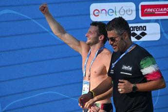 Galleria foto 'Europei nuoto 2022, tuffi: Marsaglia oro nel trampolino 3 metri' - foto 1