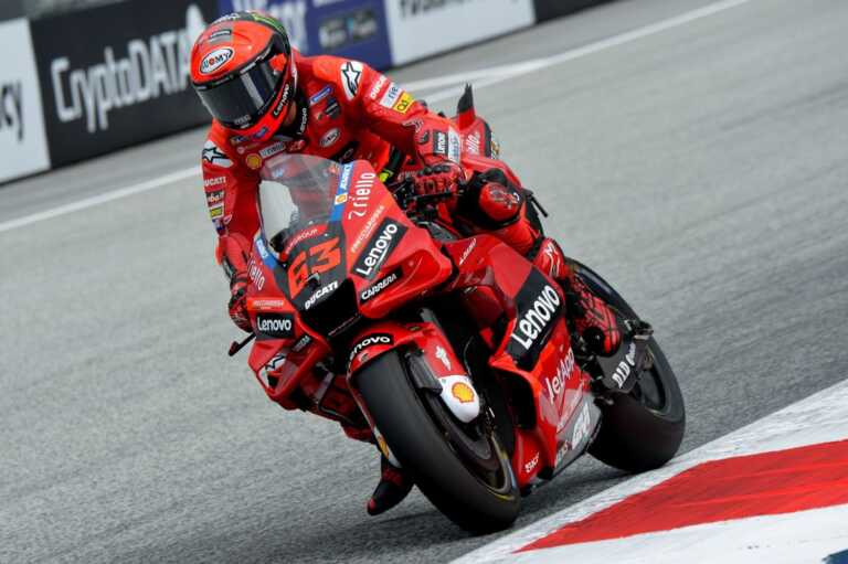 Galleria foto 'In Austria terzo successo di fila per Bagnaia, 2° Quartararo' - foto 1