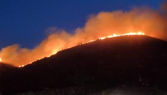 Galleria foto 'Incendi Pantelleria, ancora focolai in zona Gadir: in azione i Canadair' - foto 1