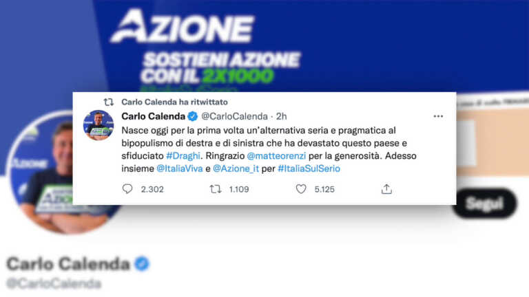 Galleria foto 'Intesa Calenda-Renzi, alle elezioni ci sarà il Terzo Polo' - foto 1