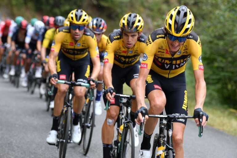 Galleria foto 'Jumbo-Visma domina crono a squadre, Gesink prima maglia rossa' - foto 1