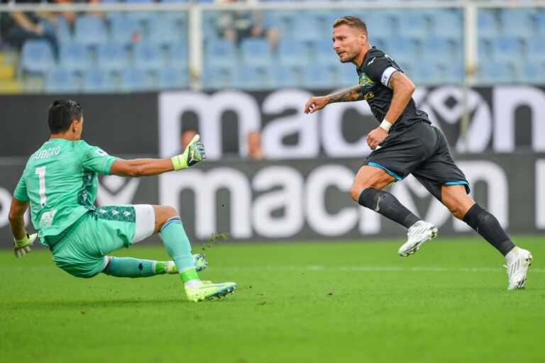 Galleria foto 'Non basta Immobile, la Samp frena la Lazio sull’1-1' - foto 1