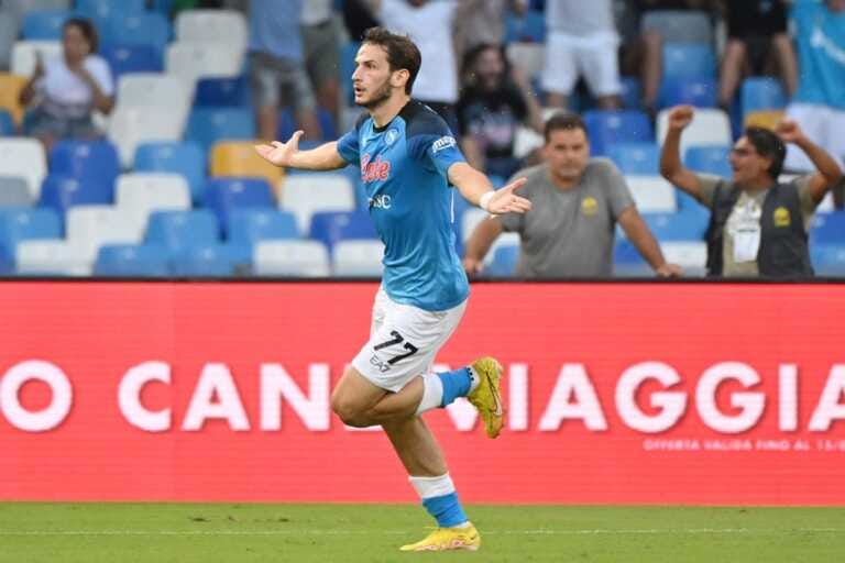 Galleria foto 'Poker del Napoli sul Monza, brilla Kvaratskhelia' - foto 1