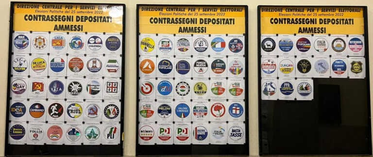 Elezioni, ammessi dal Viminale 75 simboli sui 101 consegnati