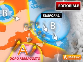 Galleria foto 'Temporali con grandine, ma dopo Ferragosto caldo africano: previsioni meteo' - foto 1