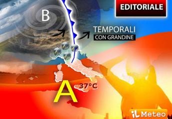Galleria foto 'Temporali forti al Nord, caldo in aumento al Sud: Italia ancora divisa in due' - foto 1