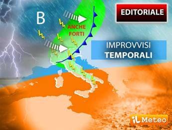 Galleria foto 'Temporali improvvisi, a rischio anche il weekend: il meteo' - foto 1
