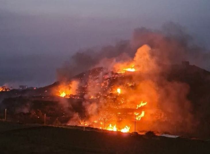 Galleria foto 'Vasto incendio a Pantelleria, in fuga vip e turisti' - foto 1