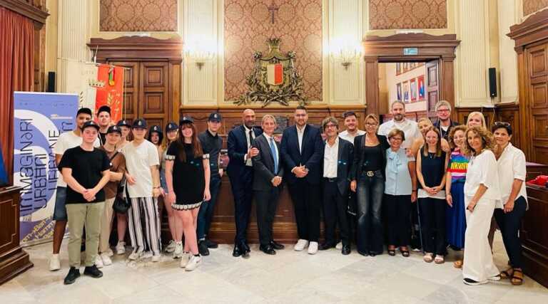 Una delegazione di studenti di Hamm in visita a Bari