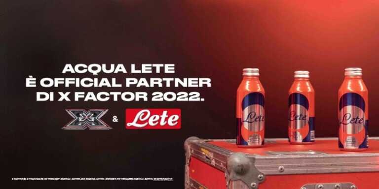 Galleria foto 'Acqua Lete è official partner di X Factor 2022' - foto 1