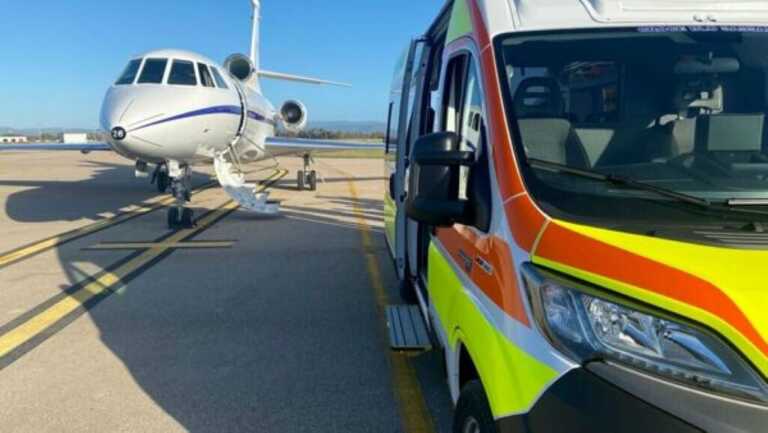 Bari, 42enne in gravi condizioni trasferita a Milano con un volo sanitario dell’Aeronautica
