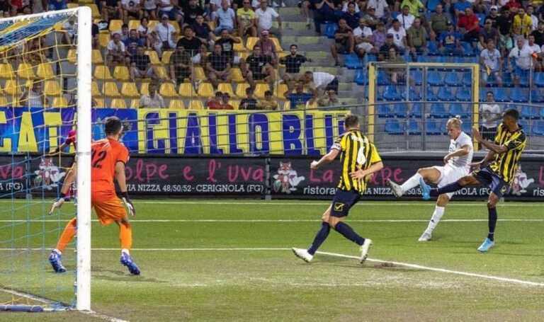 Malcore regala la prima storica vittoria in C all’Audace Cerignola