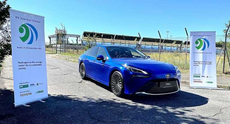 Auto a idrogeno, primo test drive al Centro Enea Casaccia