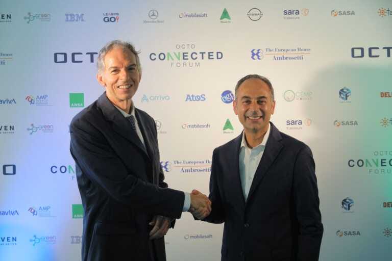 Con Nissan Italia e Octo vetture di cortesia intelligenti e connesse