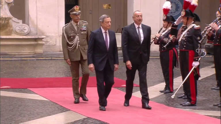 Galleria foto 'Draghi incontra il presidente della Repubblica dell’Azerbaigian' - foto 1