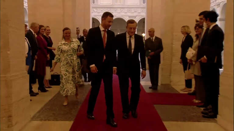 Galleria foto 'Draghi incontra il primo ministro slovacco Heger' - foto 1