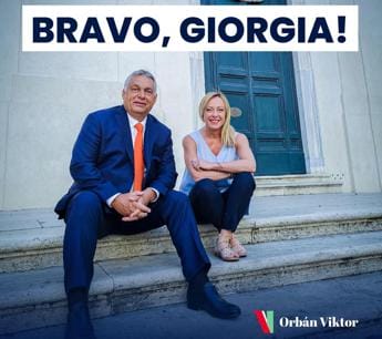 Galleria foto 'Elezioni 2022, Orban: “Brava Giorgia, vittoria strameritata”' - foto 1