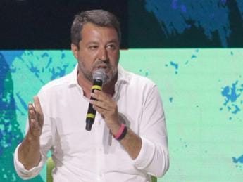 Galleria foto 'Elezioni, maratona Salvini social: show un po’ Mentana e un po’ Vespa' - foto 1